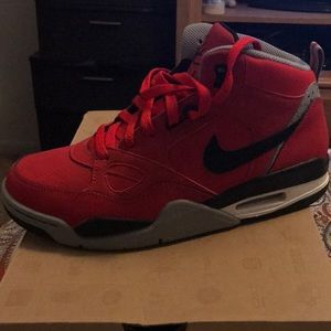Nike Men's Red High-Top Sneakers